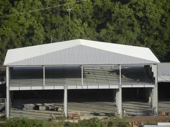 Enkel installasjon Prefabrikert stålkonstruksjon